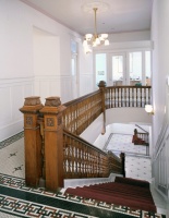 The front stairs, as seen from the 3rd floor