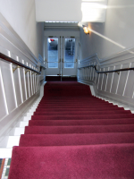 Front entrance stairs from ground level to the 2nd Floor
