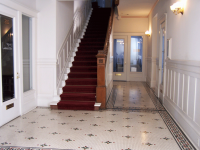 Front entrance stairs from the 2nd floor to the 3rd